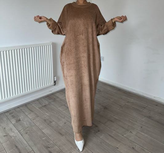 Corduroy maxi