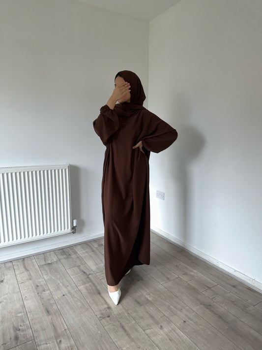 Silk 1-piece abaya